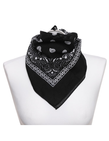 Szale i chusty - Bandana chusta bawełniana CZARNY - produkt 1