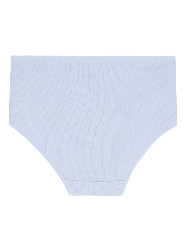 Figi - Damskie majtki bawełniane z wysokim stanem Plus Size 4-pak WIELOKOLOROWY - produkt moraj.pl 2