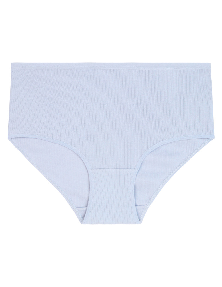 Figi - Damskie majtki bawełniane z wysokim stanem Plus Size 4-pak WIELOKOLOROWY - produkt moraj.pl 3