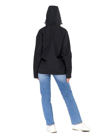 Odzież wierzchnia - Kurtka przejściowa unisex przeciwdeszczowa CZARNY - produkt 19