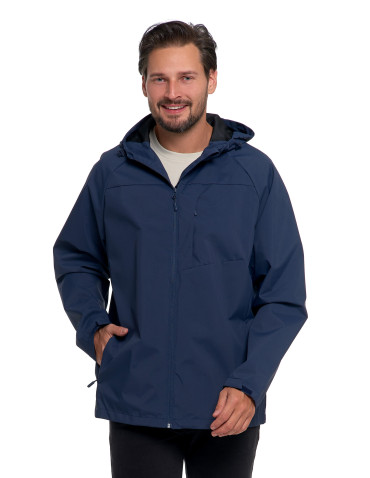 Odzież wierzchnia - Kurtka przejściowa unisex przeciwdeszczowa GRANATOWY - produkt 2