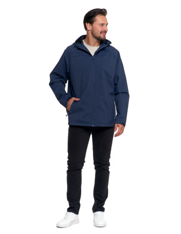 Odzież wierzchnia - Kurtka przejściowa unisex przeciwdeszczowa GRANATOWY - produkt 4