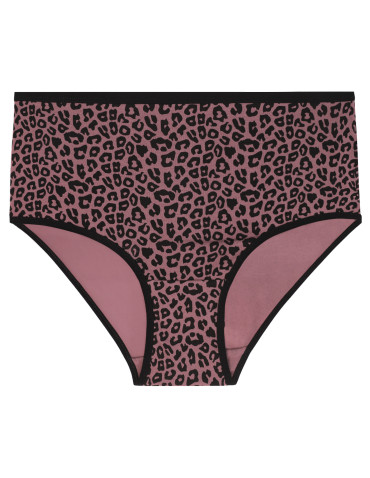Figi - Majtki damskie figi maxi bikini z bawełny Plus Size 3-pak WIELOKOLOROWY - produkt 4