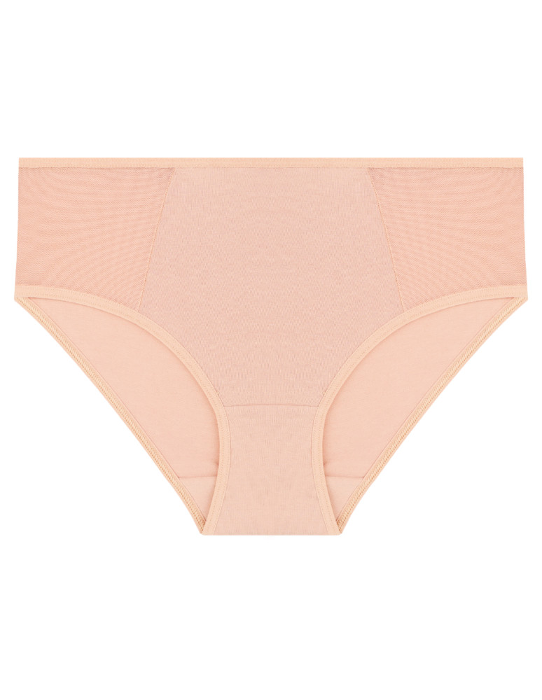 Figi - Majtki damskie figi bikini z siateczką 3-pak WIELOKOLOROWY - produkt moraj.pl 4