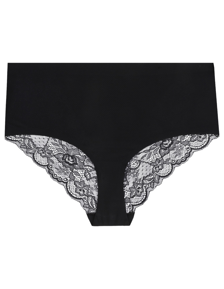 Figi - Majtki damskie z koronką maxi bikini 3-pak WIELOKOLOROWY - produkt moraj.pl 2