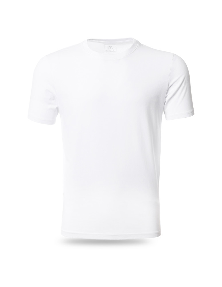 Koszulki, topy, koszule - Koszulka męska bawełniana T-shirt z okrągłym dekoltem 3-pak WZÓR 4 - produkt moraj.pl 3