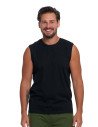 Koszulka męska tank top bez rękawów CZARNY