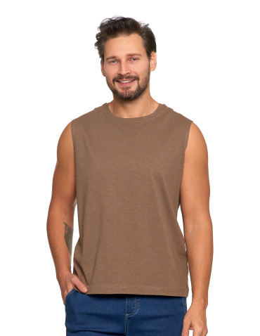 Koszulki, topy, koszule - Koszulka męska tank top bez rękawów bawełniana 3-pak WIELOKOLOROWY - produkt 6