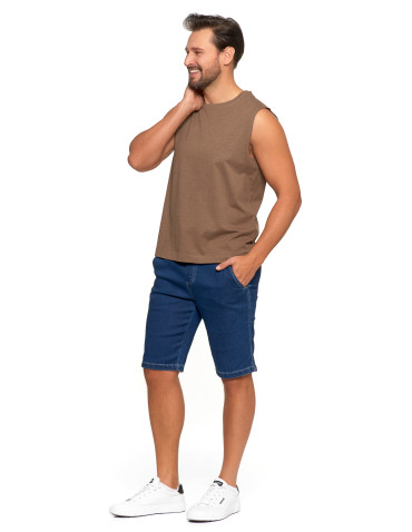 Koszulki, topy, koszule - Koszulka męska tank top bez rękawów bawełniana 3-pak WIELOKOLOROWY - produkt 7