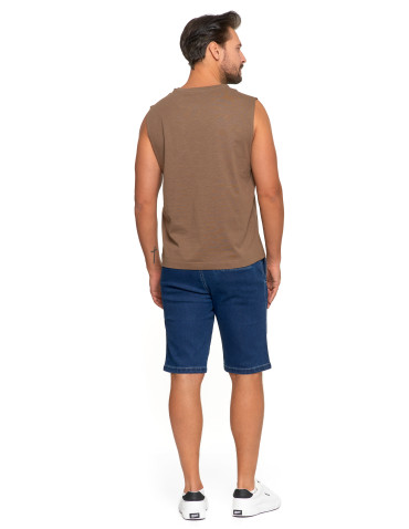 Koszulki, topy, koszule - Koszulka męska tank top bez rękawów bawełniana 3-pak WIELOKOLOROWY - produkt 8