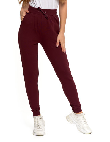 Spodnie - Spodnie damskie dresowe basic FIOLETOWY - produkt 4