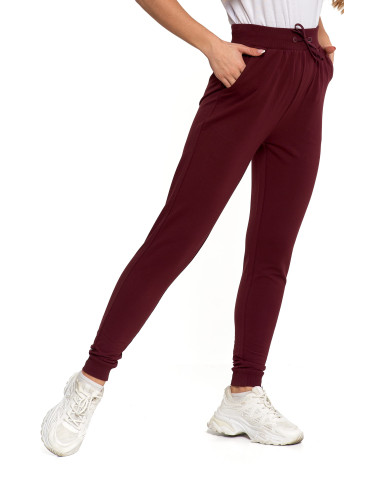Spodnie - Spodnie damskie dresowe basic FIOLETOWY - produkt 7