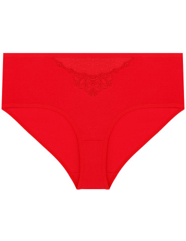 Nowości - Majtki figi damskie maxi bikini z siateczką i koronką 4-pak WIELOKOLOROWY - produkt 2