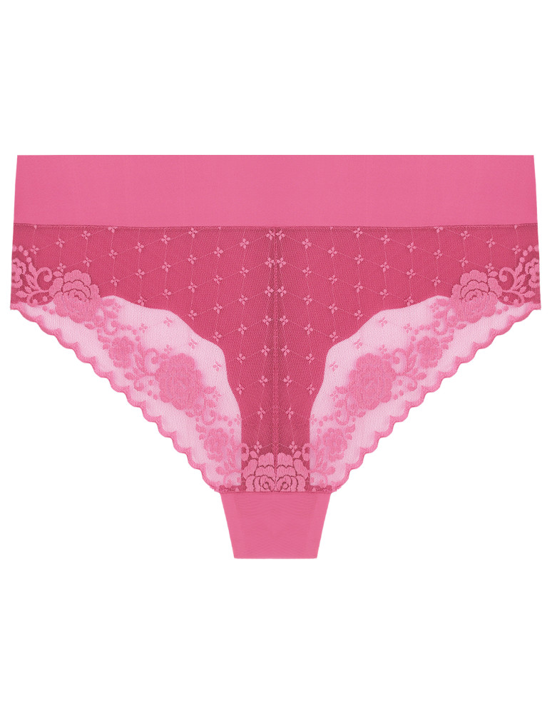 Figi - Majtki damskie figi maxi bikini laserowo cięte koronka 6-pak WIELOKOLOROWY - produkt moraj.pl 2