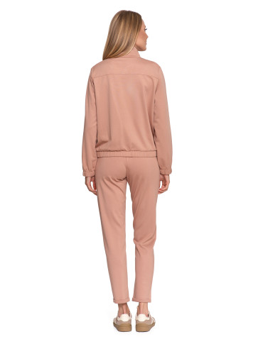 Bluzy - Bluza damska dresowa bez kaptura BEŻOWY - produkt 5