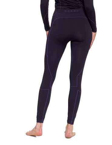 Bielizna termoaktywna - Damskie legginsy termoaktywne bezszwowe FIOLETOWY - produkt 6