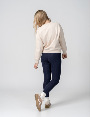 Legginsy - Klasyczne bawełniane legginsy damskie WIELOKOLOROWY - produkt 22