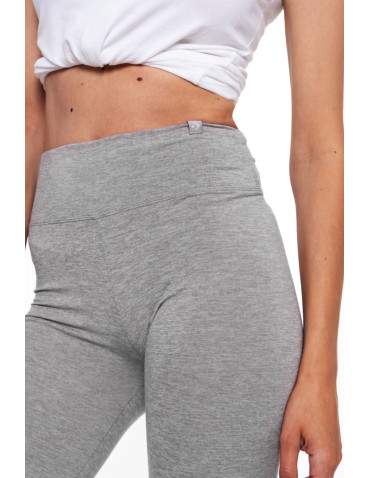 Legginsy - Klasyczne legginsy damskie z wysokim stanem GRAFIT - produkt 2