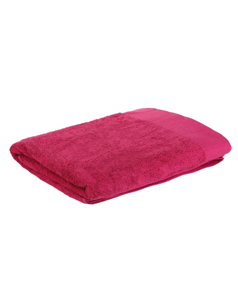 Kąpielowe - Mały ręcznik kąpielowy bawełniany 100% gładki 50x100 cm BORDOWY - produkt moraj.pl 1