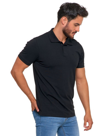 Polo - Koszulka polo męska z bawełny czesanej Premium Line CZARNY - produkt 2