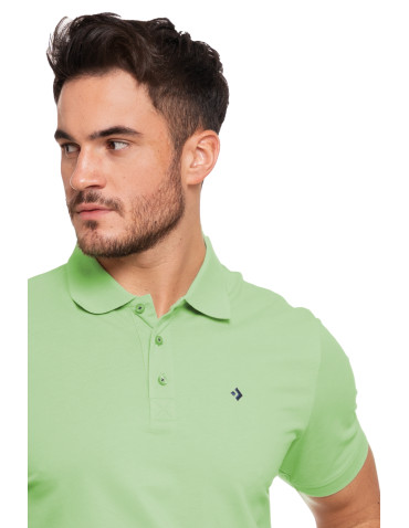 Polo - Koszulka męska polo bawełniana Premium klasyczna ZIELONY - produkt 2