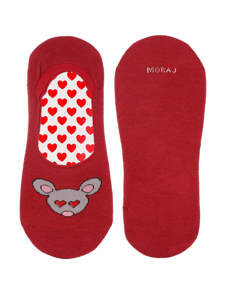 Niskie stopki - Skarpetki damskie niskie stopki w zakochane myszki 6-pak WIELOKOLOROWY - produkt moraj.pl 2