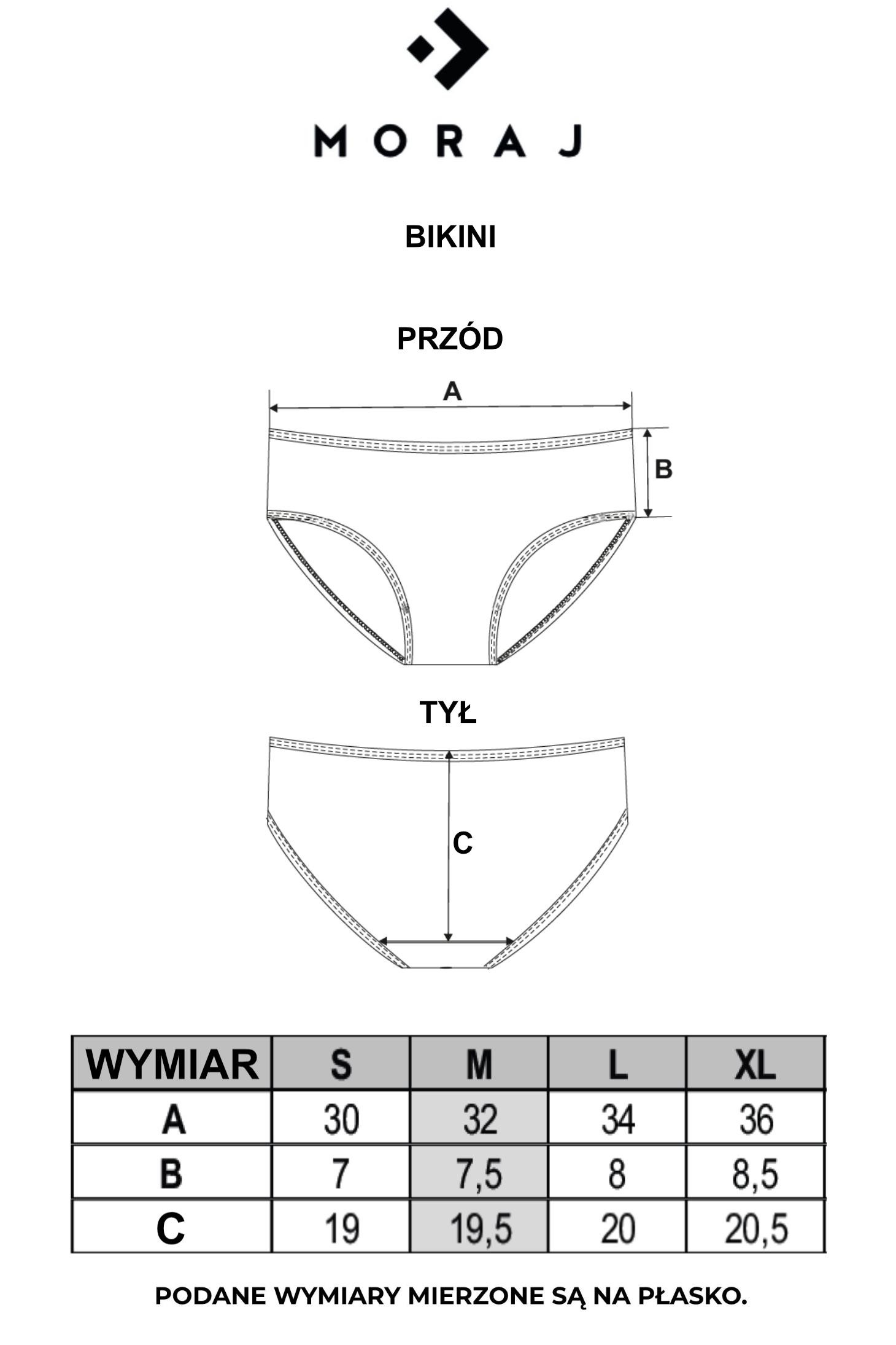 Majtki damskie figi bikini z transparentnymi wstawkami 6-pak Majtki damskie figi bikini z transparentnymi wstawkami 6-pak