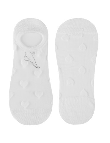 Niskie stopki - Skarpetki damskie niskie stopki transparentne w serca 12-pak WIELOKOLOROWY - produkt 5