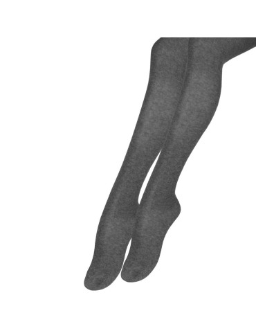 Rajstopy - Rajstopy dziecięce bawełniane bez wzoru 116-122 cm SZARY - produkt 1