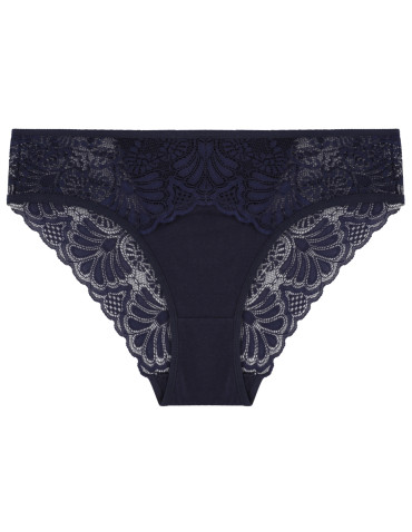 Figi - Majtki damskie figi bikini wykończone koronką 6-pak WIELOKOLOROWY - produkt 5