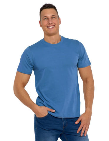 Koszulki, topy, koszule - Koszulka męska bawełniana T-shirt z okrągłym dekoltem 3-pak WZÓR 3 - produkt 20