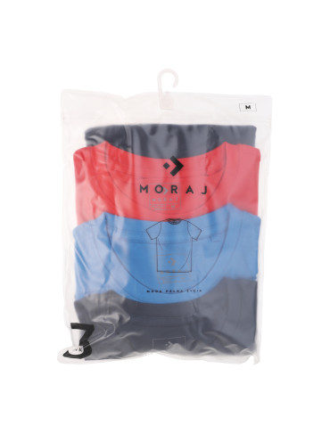 Koszulki, topy, koszule - Koszulka męska bawełniana T-shirt z okrągłym dekoltem 3-pak WZÓR 3 - produkt 23
