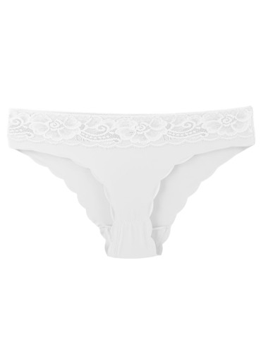 Figi - Majtki damskie figi bikini elastyczne z wykończeniem 6-pak WIELOKOLOROWY - produkt 3