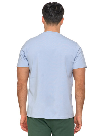 Koszulki, topy, koszule - Koszulka męska T-shirt krótki rękaw z wakacyjnym napisem FIOLETOWY - produkt 2