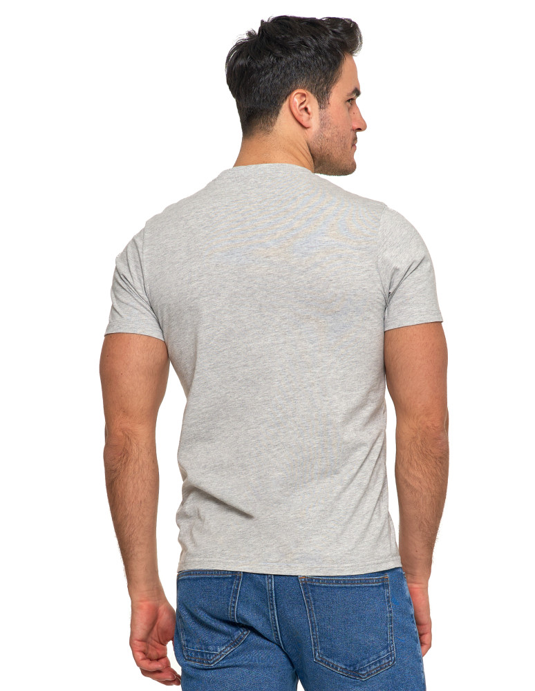 Koszulki, topy, koszule - Koszulka męska T-shirt krótki rękaw z wakacyjnym napisem SZARY - produkt moraj.pl 4
