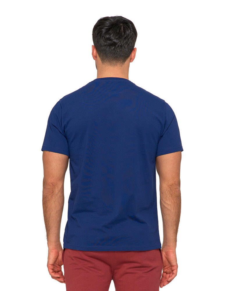 Koszulki, topy, koszule - Koszulka męska T-shirt bawełniany z kotwicą GRANATOWY - produkt moraj.pl 2