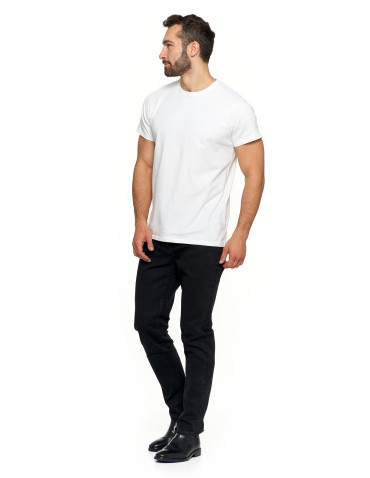 Koszulki, topy, koszule - Koszulka męska t-shirt z bawełny czesanej PREMIUM LINE BIAŁY - produkt 7