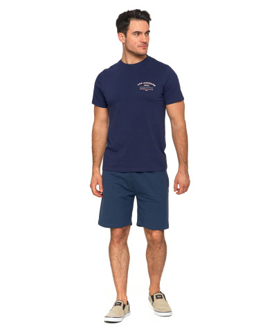 Koszulki, topy, koszule - Koszulka t-shirt męski 100% bawełna Los Angeles College GRANATOWY - produkt 7