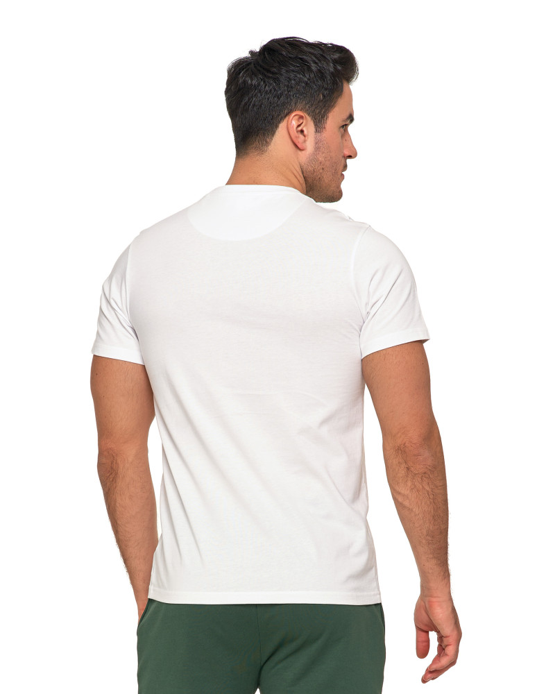 Koszulki, topy, koszule - Koszulka t-shirt męski 100% bawełna Los Angeles College BIAŁY - produkt moraj.pl 2