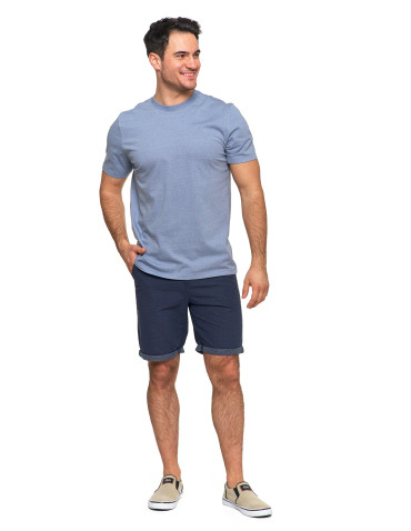 Koszulki, topy, koszule - Koszulka męska bawełniana z krótkim rękawem T-shirt NIEBIESKI - produkt 5