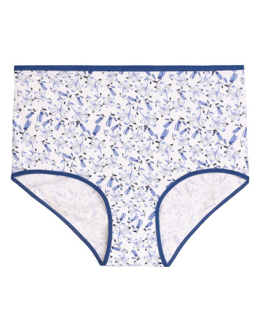 Figi - Figi damskie majtki maxi bikini plus size 3-pak WIELOKOLOROWY - produkt 3