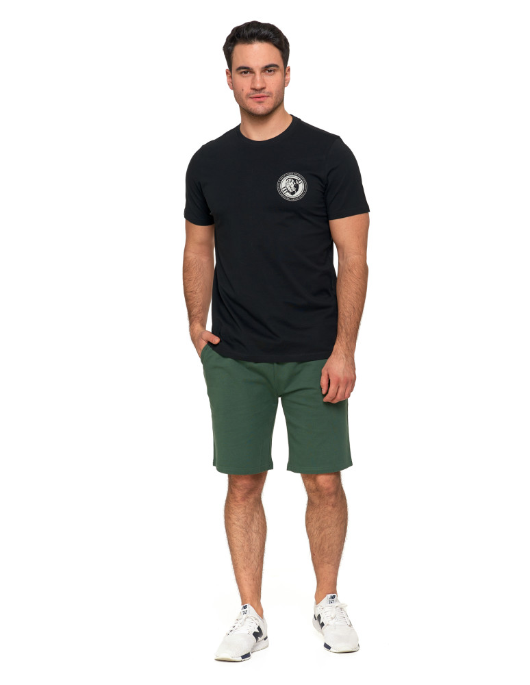Koszulki, topy, koszule - Koszulka męska t-shirt bawełniany logo z napisem CZARNY - produkt moraj.pl 5