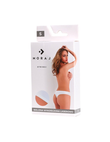 Stringi - Stringi damskie laserowo cięte CZARNY - produkt 3