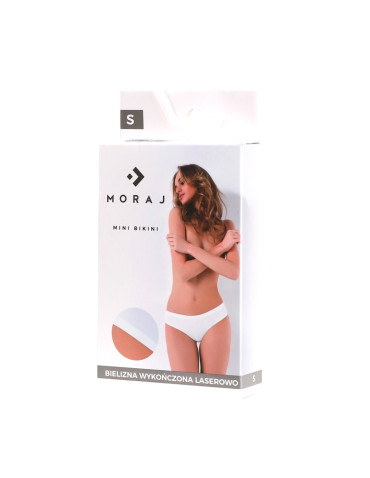 Figi - Majtki laserowo cięte bezszwowe figi mini bikini BEŻOWY - produkt 3