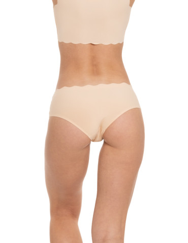 Figi - Majtki damskie bezszwowe figi bikini BEŻOWY - produkt 3
