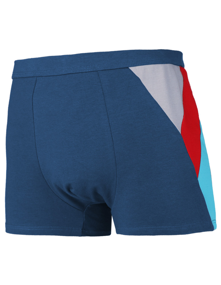 Bokserki dopasowane - Majtki bokserki męskie klasyczne bawełniane Plus Size 6-pak WIELOKOLOROWY - produkt moraj.pl 3