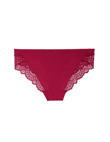 Figi - Majtki damskie figi eleganckie wykończenie koronkowe 2-pak WIELOKOLOROWY - produkt 9