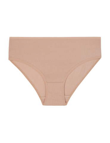Figi - Majtki damskie bawełniane figi bikini prążkowane 12-pak WIELOKOLOROWY - produkt 2