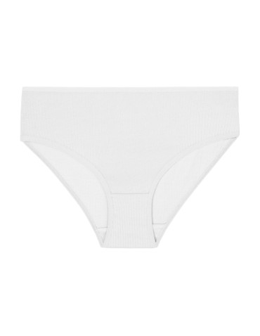 Figi - Majtki damskie bawełniane figi bikini prążkowane 12-pak WIELOKOLOROWY - produkt 5