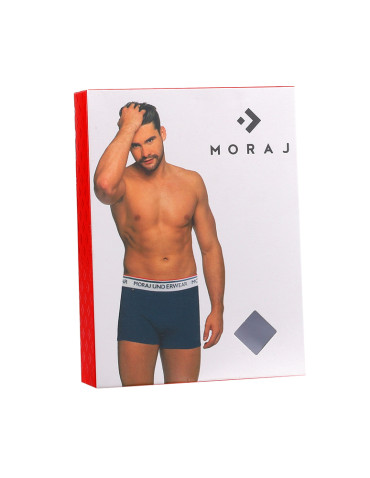 Bokserki dopasowane - Bokserki męskie bawełniane moraj underwear CZARNY - produkt 2